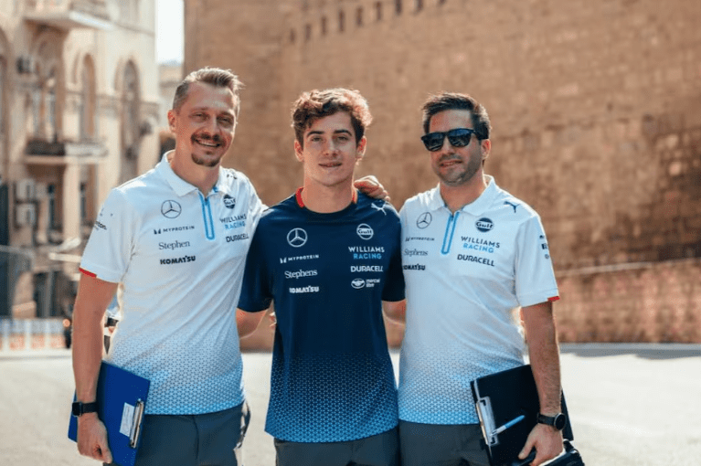 Franco Colapinto se prepara para el Gran Premio de Azerbaiyán de Fórmula&nbsp;1