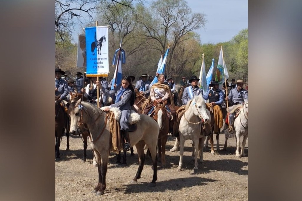 Se llevó a cabo el ‘Paseo gaucho y encuentro criollo’ en El&nbsp;Trapiche